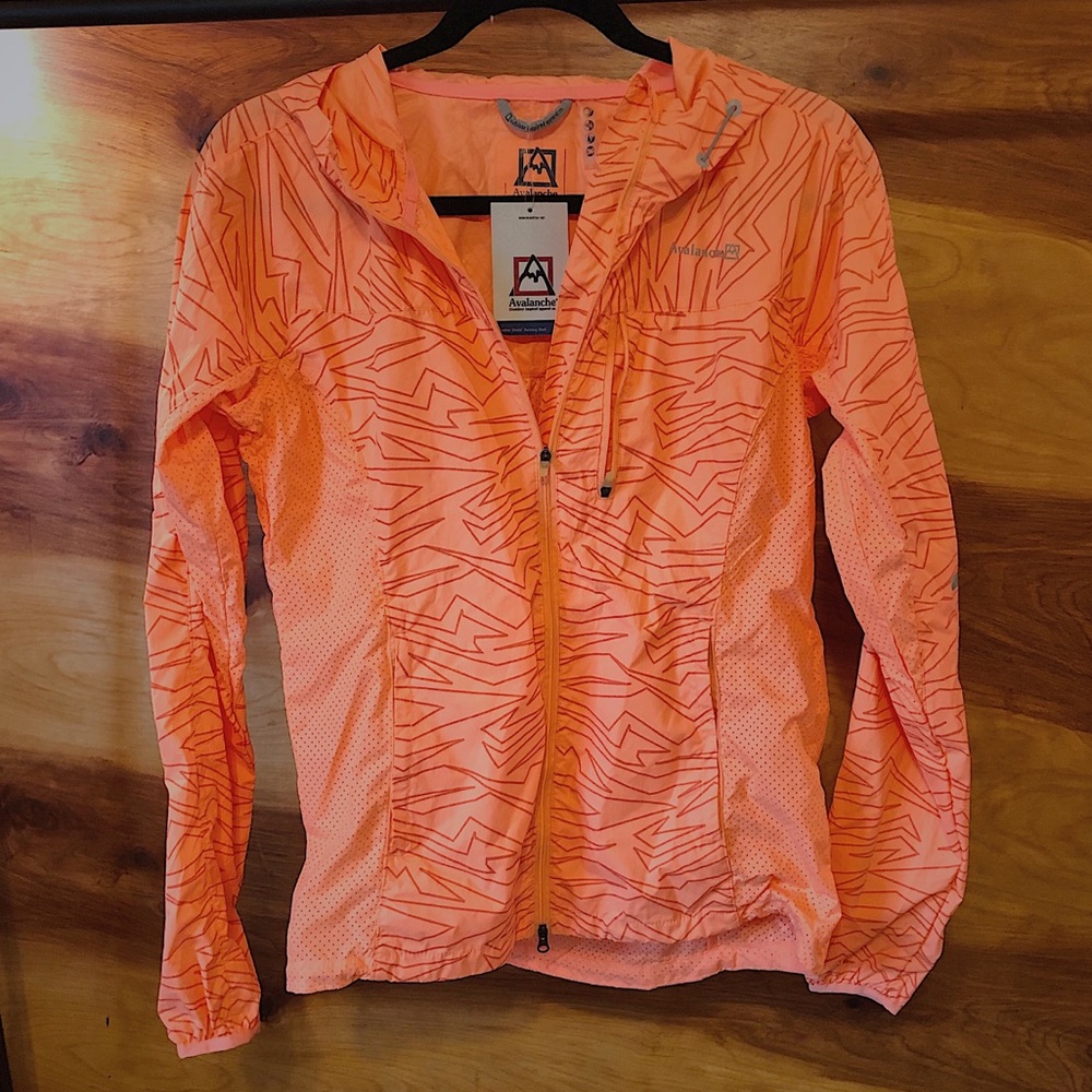 Avalanche- running wind breaker all weather jacket